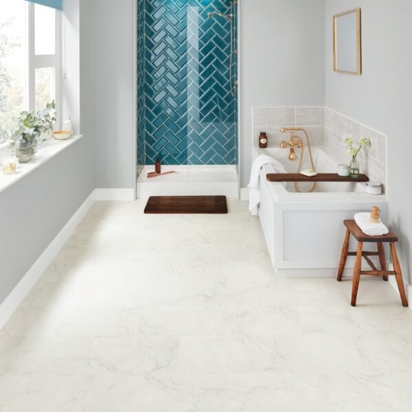 karndean_vinyl floor_ST26 FrostedMarble Bathroom P2_CM_knight tile