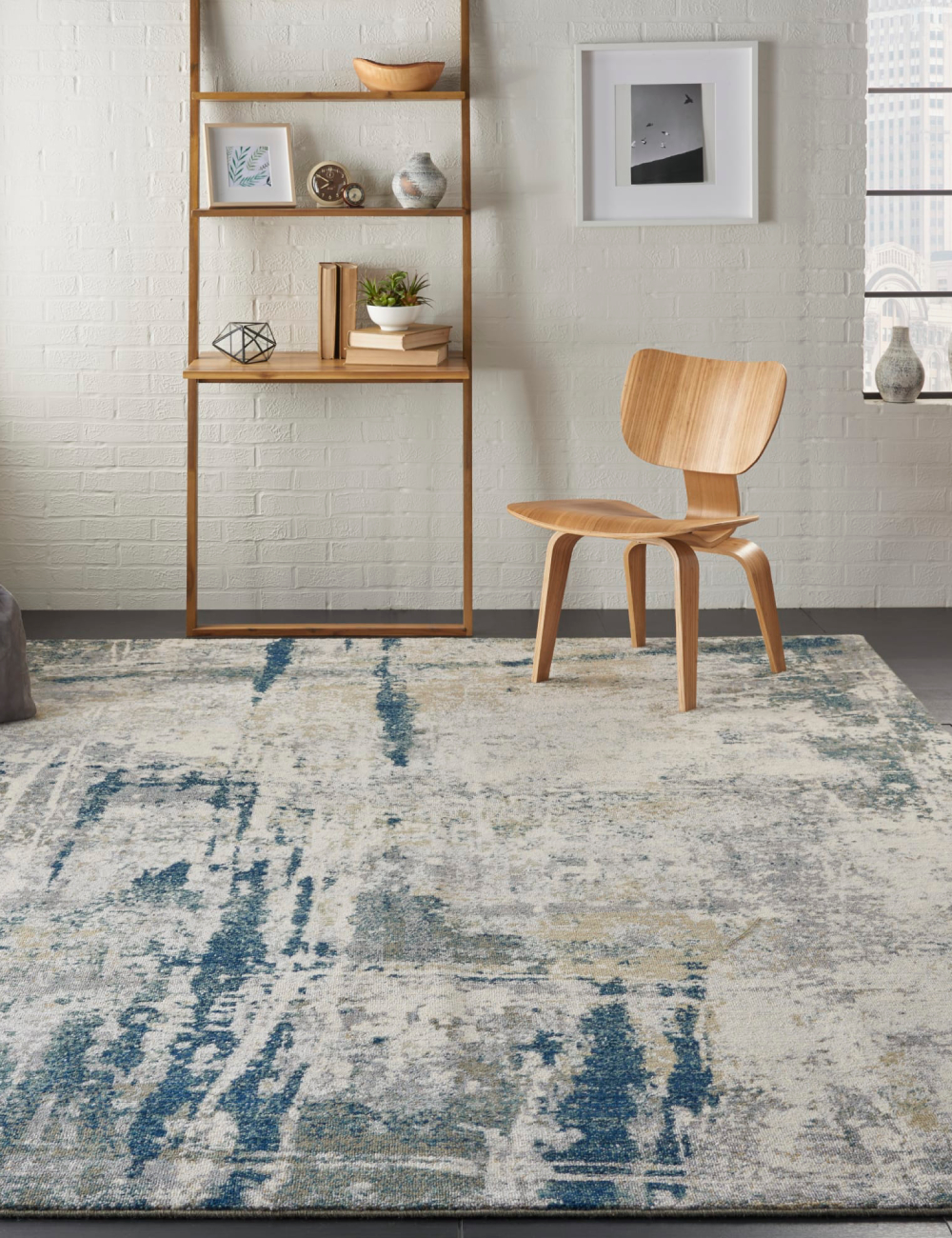 ATW05-ivory-multi_ abstract rug