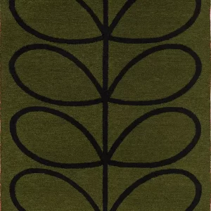 Orla Kiely Linear Stem olive – indoor/outdoor 060501