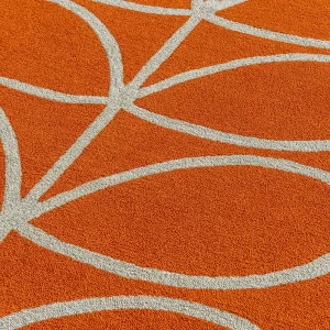 Orla Kiely Linear Stem orange – indoor/outdoor 464403