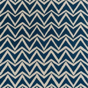 Scion dhurrie-blue-indoor/outdoor 426318