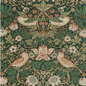Morris & Co Strawberry Thief-Forest 027707