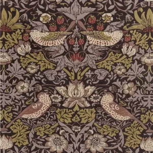 Morris & Co Strawberry Thief-Grape 027705