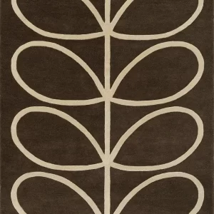 Orla Kiely Giant Linear Stem Rug – Walnut (059401)