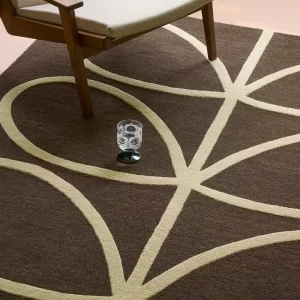 Orla Kiely Giant Linear Stem Rug – Walnut (059401)