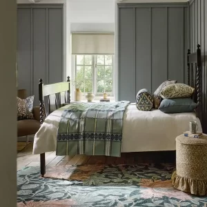 Morris & Co Honeysuckle & Tulip – Teal 130407