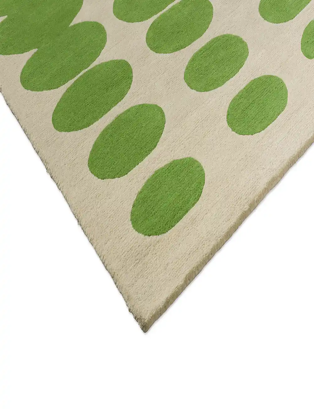 Orla Kiely Optical Oval Rug – Green / Cream (157707) - Image 5