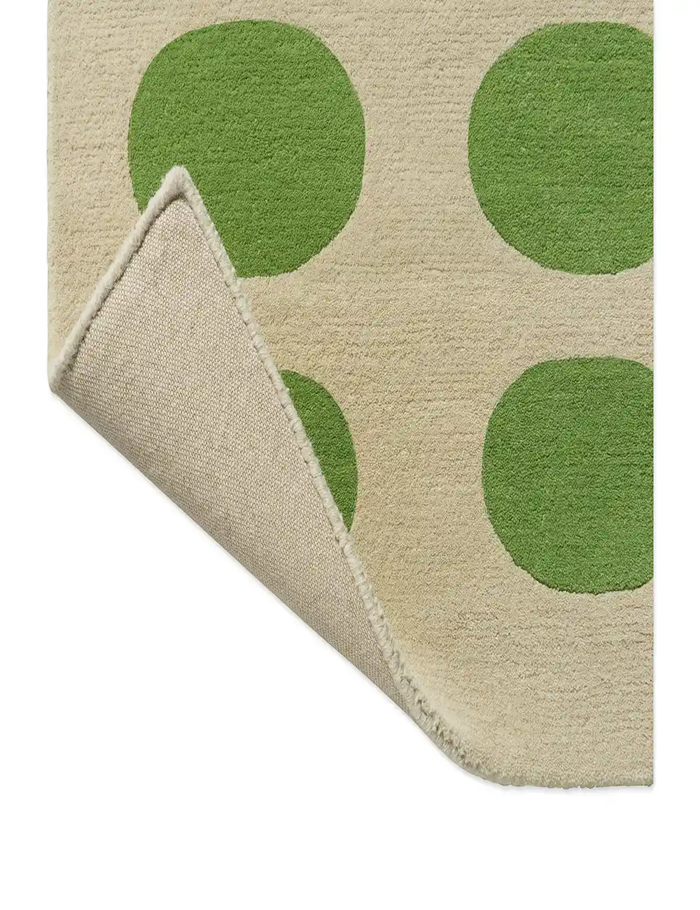 Orla Kiely Optical Oval Rug – Green / Cream (157707) - Image 4