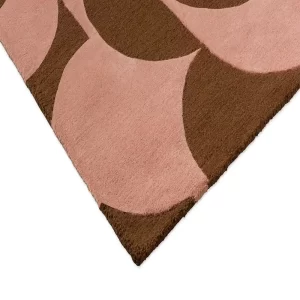 Orla Kiely Prism Flower Rug – Pink / Terracotta (158002)