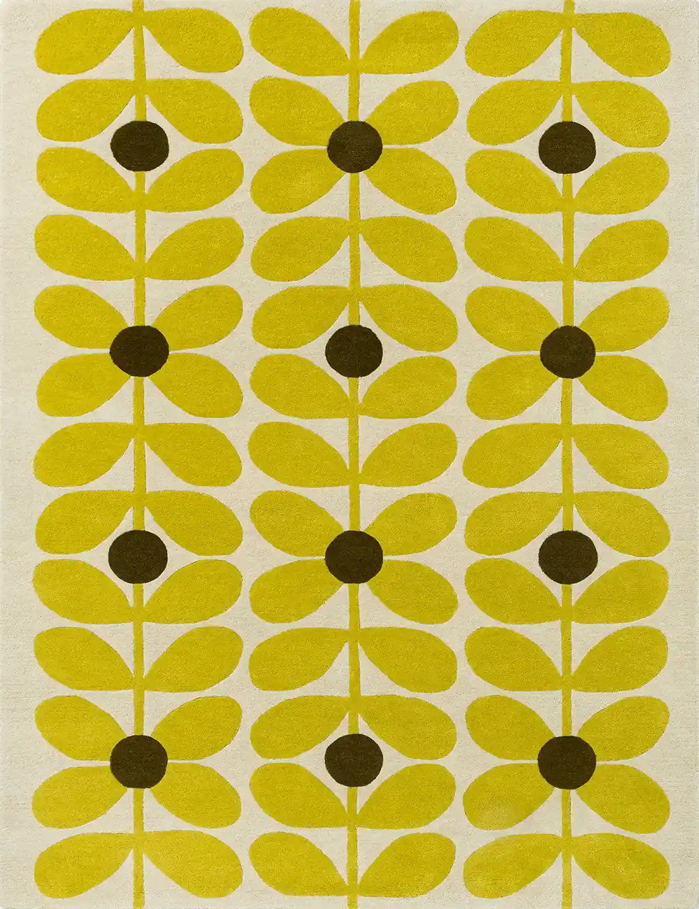 Orla Kiely Sixties Stem Rug – Yellow (158106)