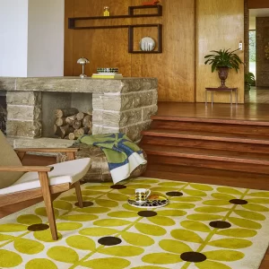 Orla Kiely Sixties Stem Rug – Yellow (158106)
