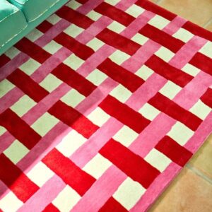 Basketweave Coral-rose 14410