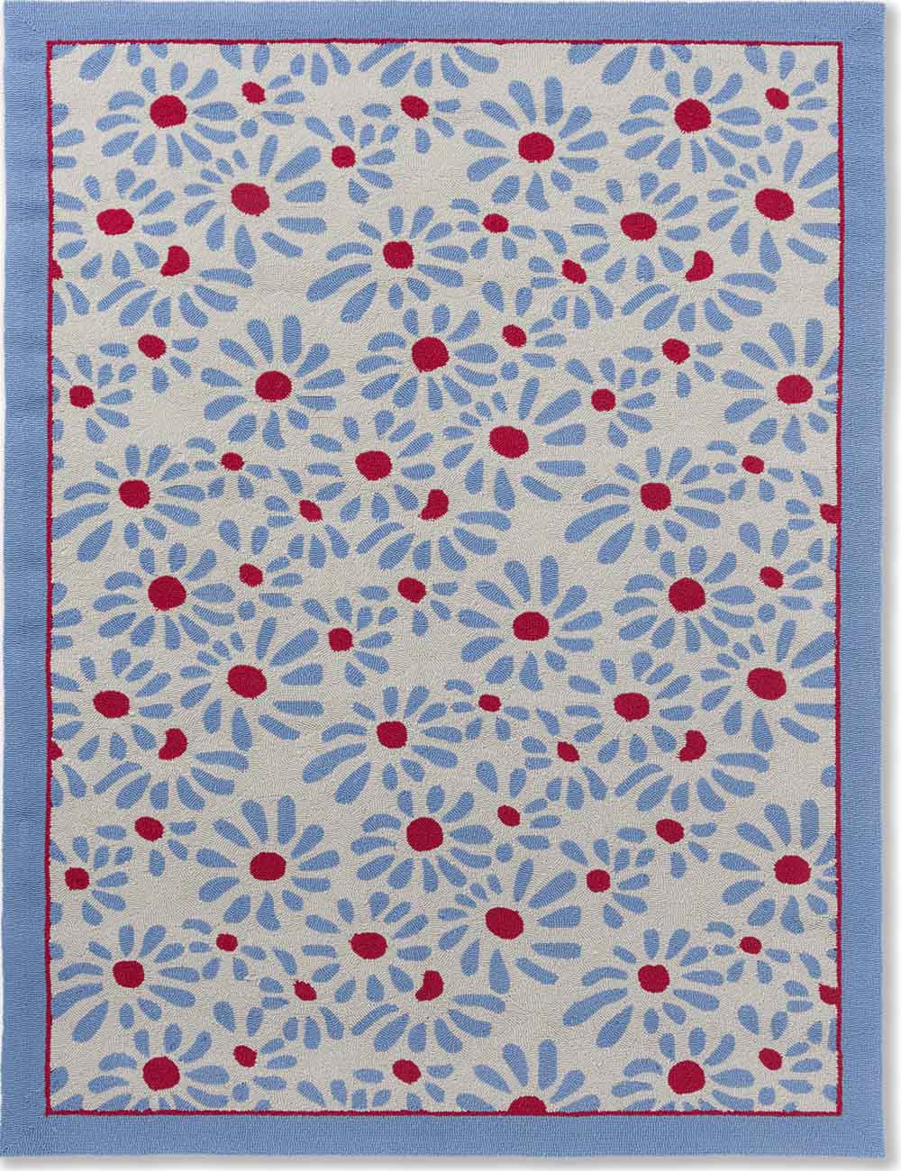 Laura Ashley Thorncliff Daisy Sky Blue indoor/outdoor 480308